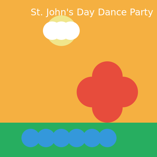 Dance Party Advertisement Background for St. John's Day - AI Prompt #56066 - DrawGPT