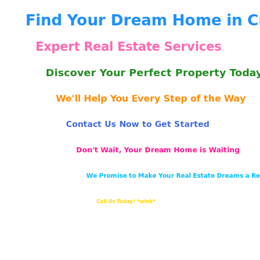 Find Your Dream Home in Cranebrook - AI Prompt #56886 - DrawGPT