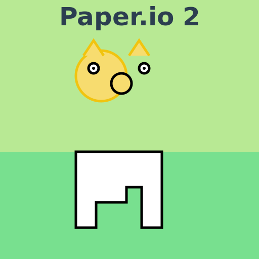 Quincy the dog plays paper.io 2 - AI Prompt #57131 - DrawGPT