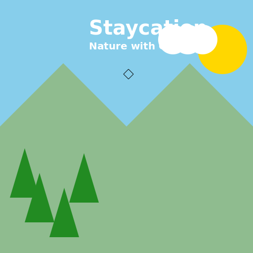 Nature Staycation with City View - AI Prompt #57279 - DrawGPT