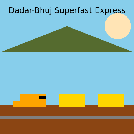 Dadar-Bhuj Superfast Express - AI Prompt #57315 - DrawGPT