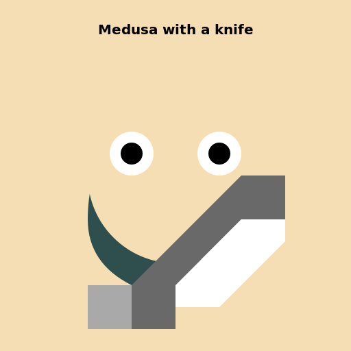 Medusa with a knife - AI Prompt #57344 - DrawGPT