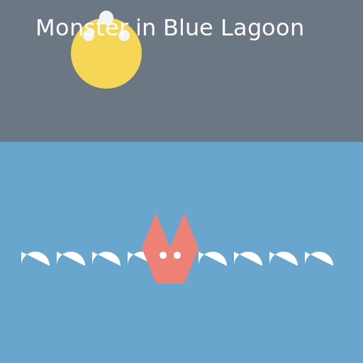 Monster in Blue Lagoon - Van Gogh Style - AI Prompt #57578 - DrawGPT