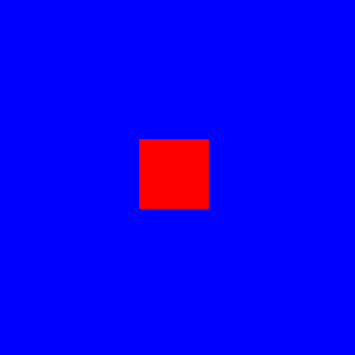 Red Square on Blue Background - AI Prompt #57746 - DrawGPT