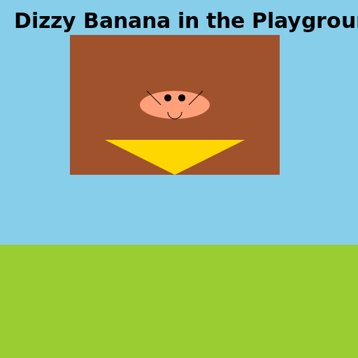 Dizzy Banana in the Playground - AI Prompt #57767 - DrawGPT