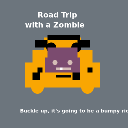 Road Trip with a Zombie - AI Prompt #57816 - DrawGPT