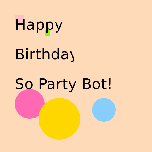 Happy Birthday So Party Bot! - AI Prompt #57889 - DrawGPT