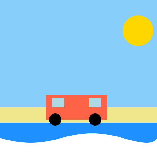 Car at the Beach - AI Prompt #58181 - DrawGPT