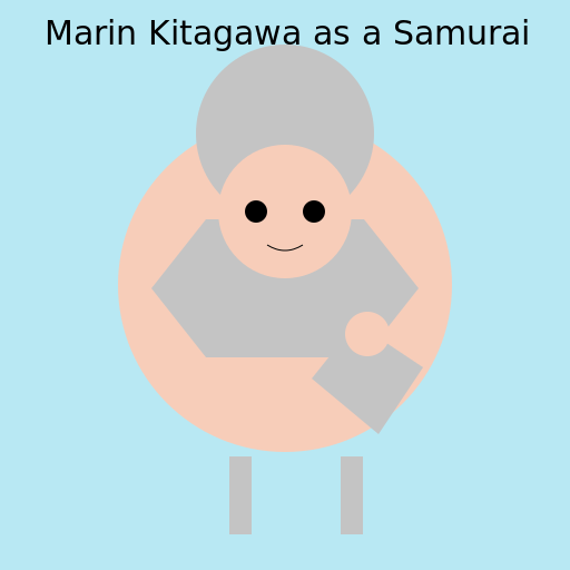 Marin Kitagawa as a Samurai - AI Prompt #58223 - DrawGPT