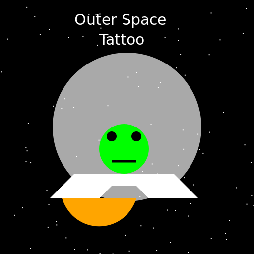 Outer Space Tattoo - AI Prompt #58257 - DrawGPT