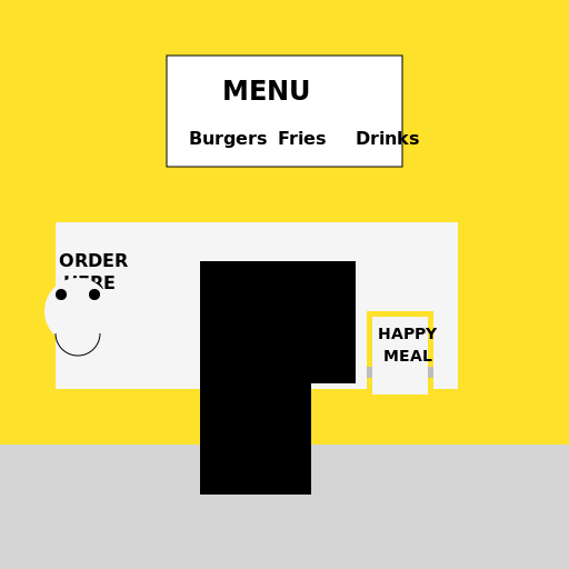 Person Ordering Burger at McDonald's - AI Prompt #58307 - DrawGPT