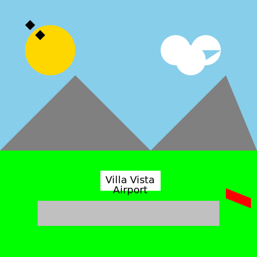 Villa Vista Airport - AI Prompt #58420 - DrawGPT