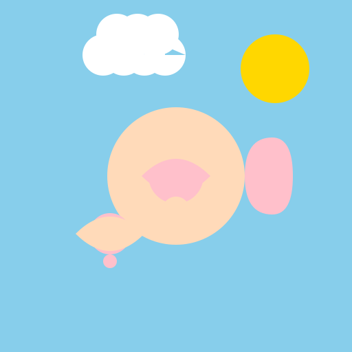 Flying pig with baby - AI Prompt #58469 - DrawGPT
