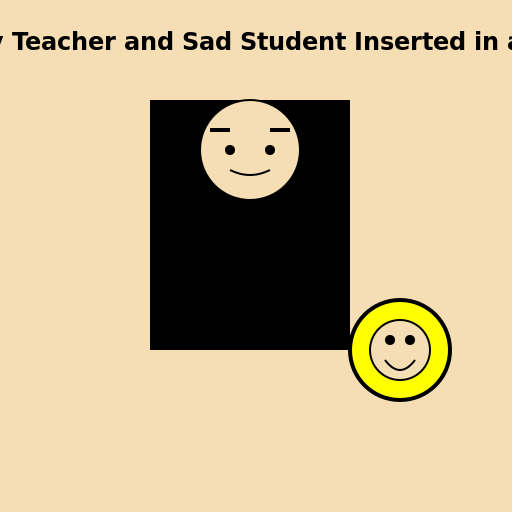 Angry Teacher and Sad Student Inserted in a Coin - AI Prompt #58479 - DrawGPT