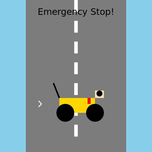 Motorbike Emergency Stop - AI Prompt #58482 - DrawGPT