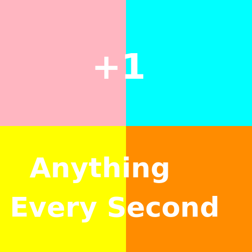 Plus 1 Anything Every Second - AI Prompt #58649 - DrawGPT