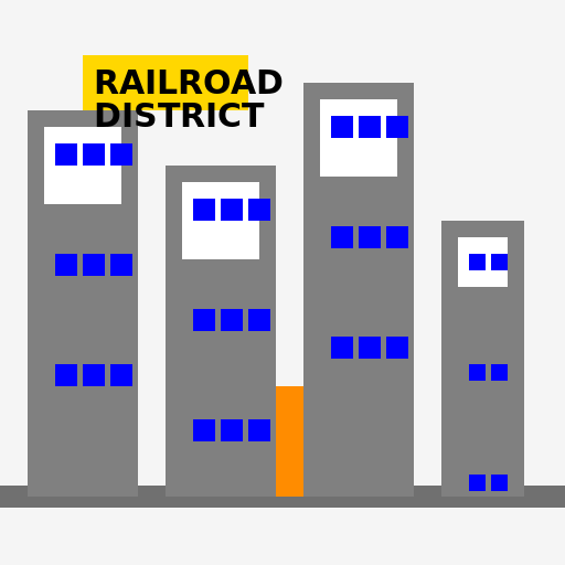 Downtown Springfield Railroad District - AI Prompt #58659 - DrawGPT