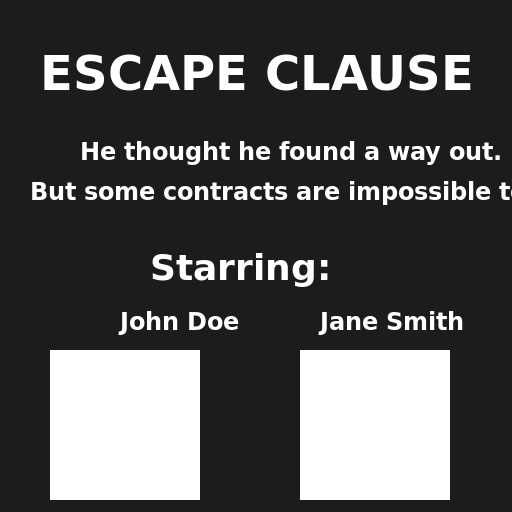 Escape Clause - AI Prompt #58661 - DrawGPT