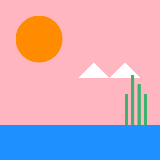 Sunset At The Beach - AI Prompt #5924 - DrawGPT