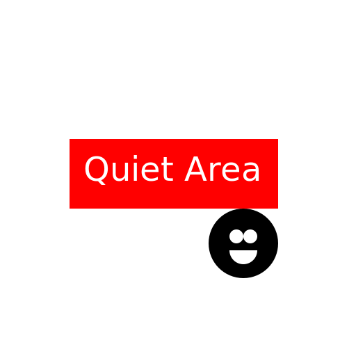 Quiet Area Sign with Creeping Peeping Finger - DrawGPT