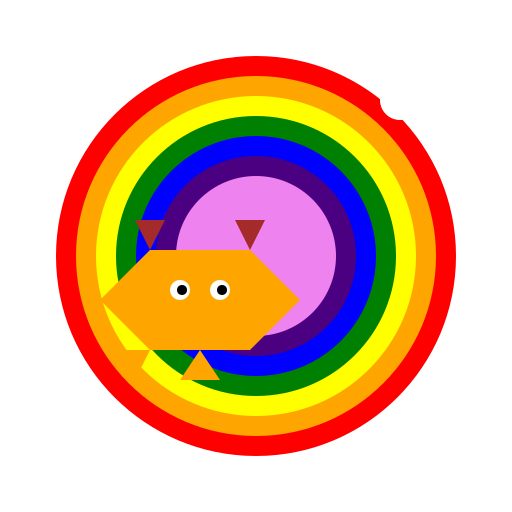 Longhorn Cowfish Flying Through a Rainbow - DrawGPT