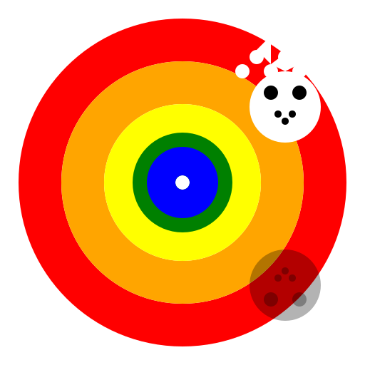 Pufferfish flying through a rainbow - DrawGPT