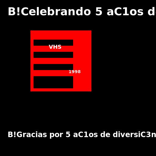 ¡Celebrando 5 años de locura en GQ! - Una introducción VHS del año 1998 - DrawGPT