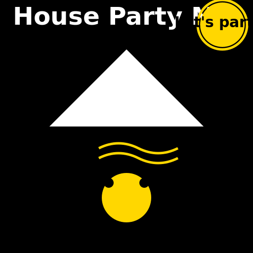 House Party Mix Cover - DrawGPT
