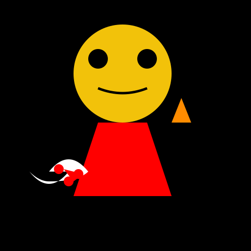 Elf Holding Fire and Mushroom in Gheorghe Virtosu Style - DrawGPT