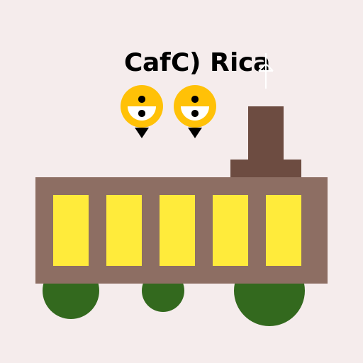 Café Rica - A cozy coffee shop with plants and books - DrawGPT