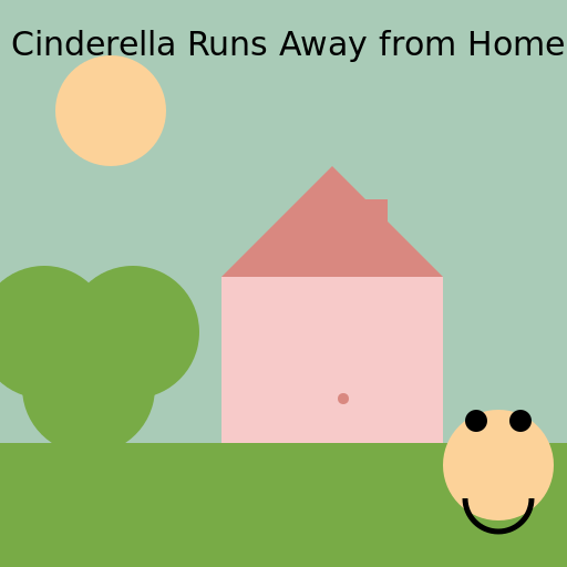 Cinderella Runs Away from Home - DrawGPT