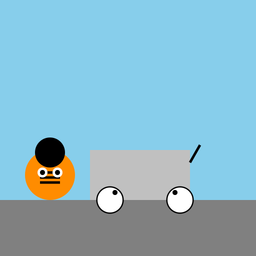 Tiger on a bike - DrawGPT