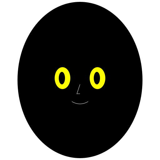 Neck Length Black Haired Guy with Bangs and Yellow Eyes - DrawGPT