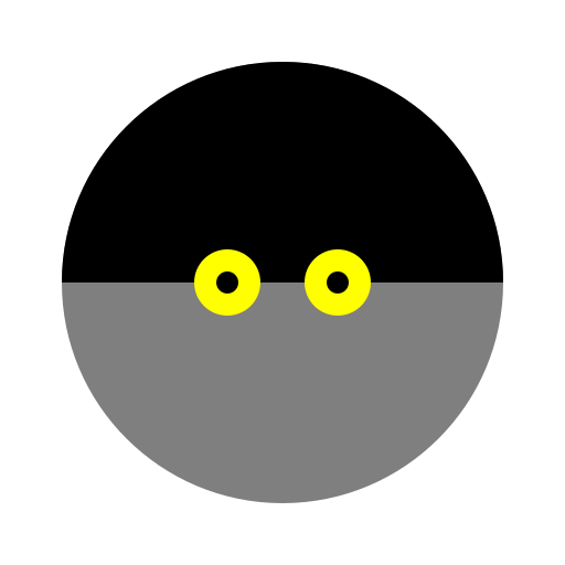 Neck Length Black Haired Guy with Bangs and Yellow Eyes - DrawGPT