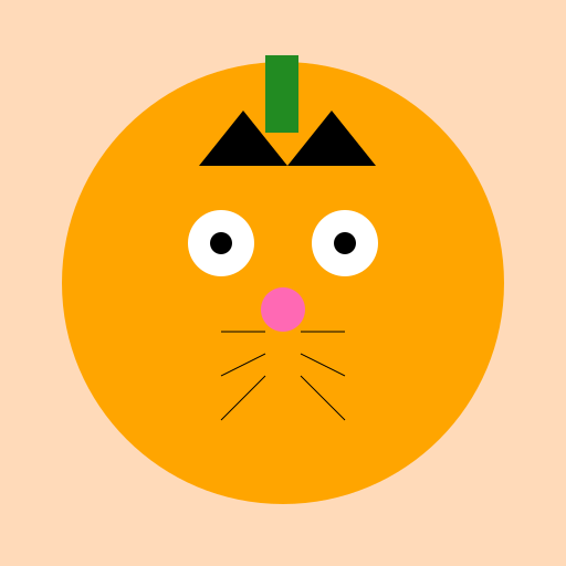 Cat Pumpkin - DrawGPT