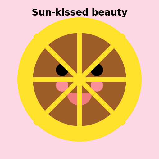 Sun-Kissed Beauty - DrawGPT
