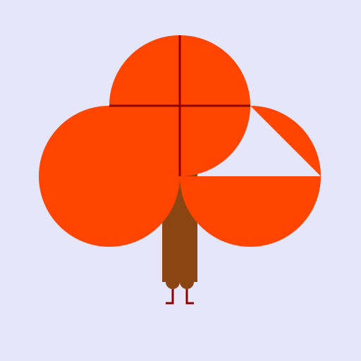 Quercus muehlenbergii - Drawing a majestic oak tree with autumn leaves - DrawGPT