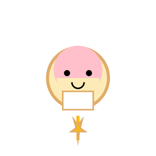 Miniature Angle Doll with Pink Hair and Yellow Star Stick - DrawGPT