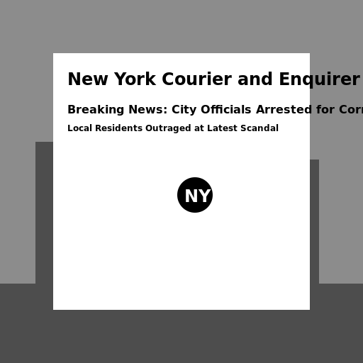 New York Courier and Enquirer - DrawGPT
