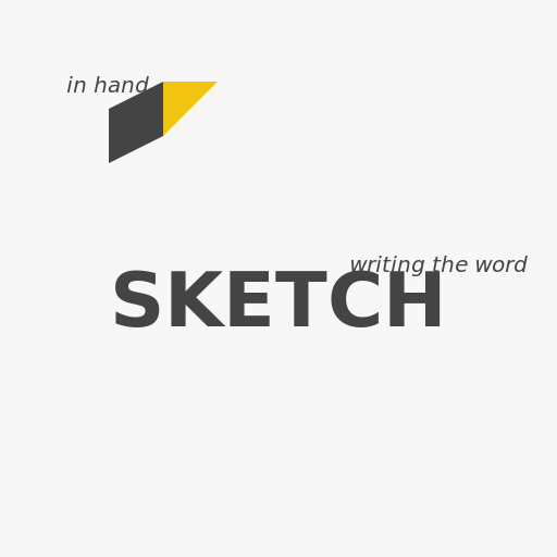 Pencil in hand, writing the word 'Sketch' - DrawGPT