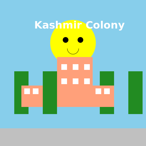 A Beautiful Day in Kashmir Colony Gujranwala Cantt - DrawGPT