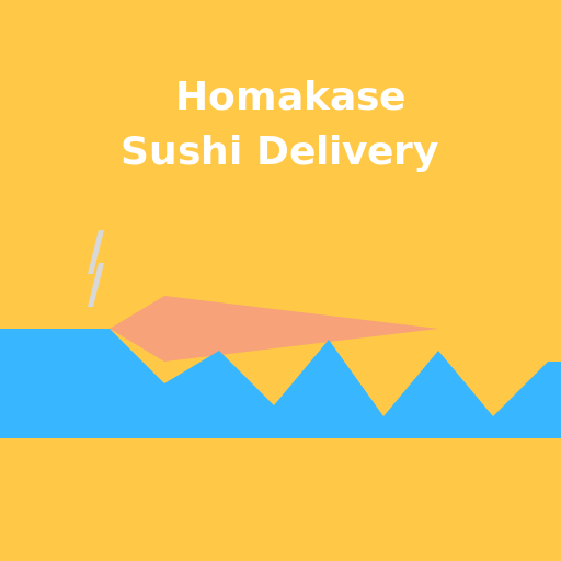 Homakase Sushi Delivery Logo - DrawGPT