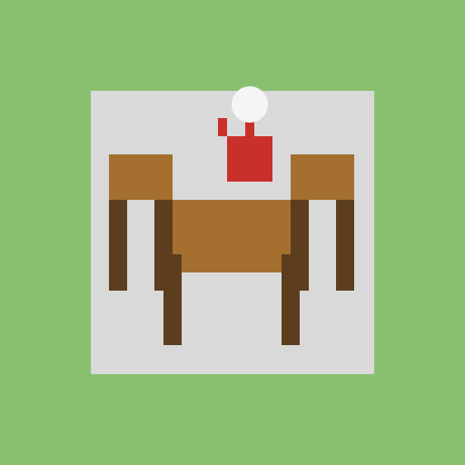 Terrace with Table, Chairs, Grill - DrawGPT