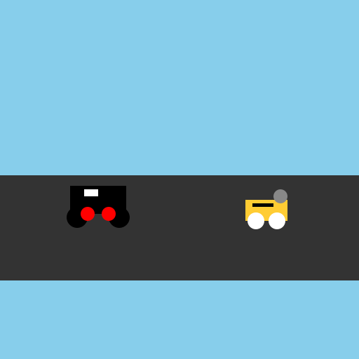 Police vs Fiat Maluch - DrawGPT