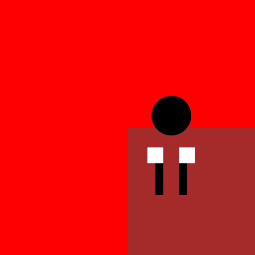 Garoto na Quina Vermelha - DrawGPT