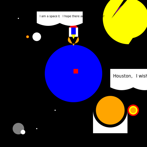 Crab and Plankton in Space - DrawGPT