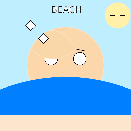 Blonde Summer Girl, RealisticManga - DrawGPT