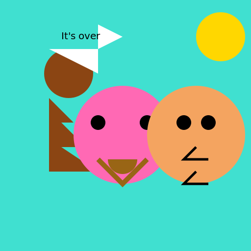 Beautiful Jamaican Woman Breaks Up with Sad Bald Caucasian Guy with Brown Beard - DrawGPT