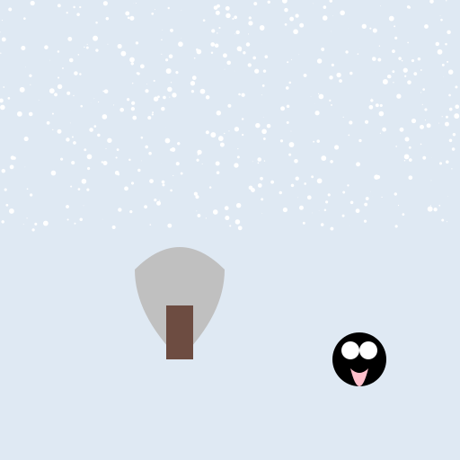 Kitturiaq - A snowy landscape with a cute little igloo and a penguin friend - DrawGPT