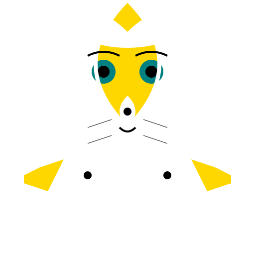 Renamon - A cute and mischievous fox-like Digimon - DrawGPT